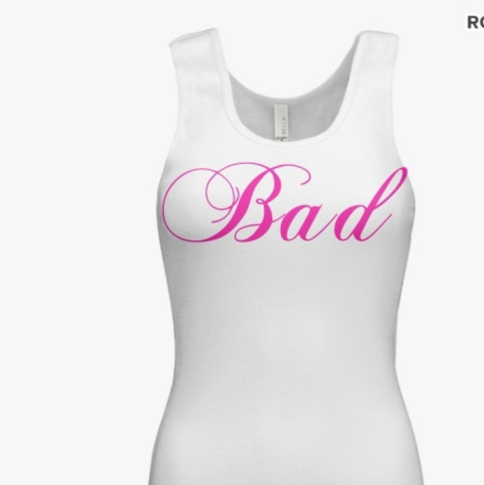 Womens b.a.d racerback tank top